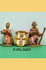Nativit&agrave; 4 cm 3 pezzi